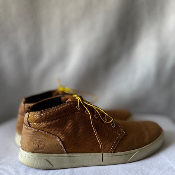 Timberland Size 9 Men’s Light Cognac Suede Shoes - Picture 5 of 14